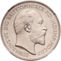 Great Britain. Edward VII 1910 (MDCDX) dated Great Britain 'Crown.'