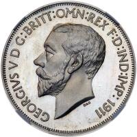 Great Britain. George V 1911-dated Great Britain 'Crown.'