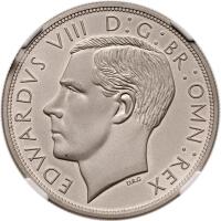 Great Britain. Edward VIII undated Great Britain 'Crown.'