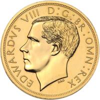 Great Britain. Edward VIII undated Great Britain 'Crown.'