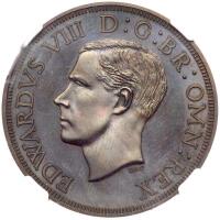 Great Britain. Edward VIII 1936-dated Great Britain 'Crown.'