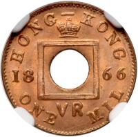 Hong Kong. Mil, 1866