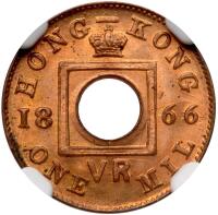 Hong Kong. Mil, 1866