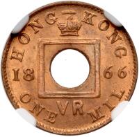 Hong Kong. Mil, 1866