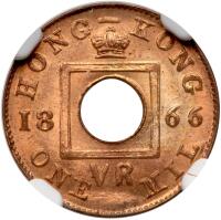 Hong Kong. Mil, 1866