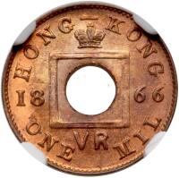 Hong Kong. Mil, 1866