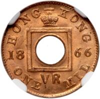 Hong Kong. Mil, 1866