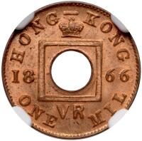 Hong Kong. Mil, 1866