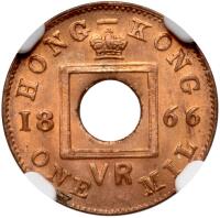 Hong Kong. Mil, 1866