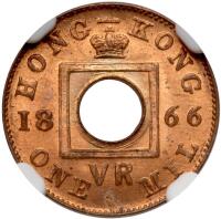 Hong Kong. Mil, 1866