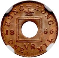 Hong Kong. Mil, 1866