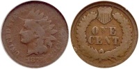 1877 Indian Cent. NGC AG3