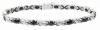 Ladies Beautiful 18K White Gold, Sapphire and Diamond Bracelet, Tasteful, Elegant and Perfect for Any Occasion