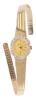 Lady's Gruen Wrist Watch, Mint in Box, 24K Gilt Gold Over Silver with Genuine Accent Diamonds in Original Custom Box. Quartz Mov - 2