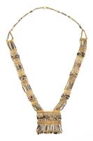 Spectacular Mummy Bead Necklace, Recently Strung, Exhibiting Exceptional Craftsmanship with over 200 Mummy Beads.