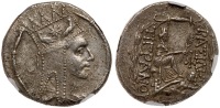 Kings of Armenia. Tigranes II 'the Great', 95-56 BC. Silver Tetradrachm (15.38 g)