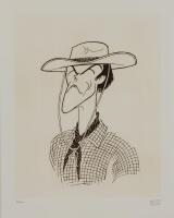Hirschfeld, Al. "
Clint Eastwood" Signed & Numbered Lithograph.