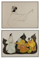 Hirschfeld, Al. "Kabuki: Bunraku" & "Kabuki: Sumano" Signed & Numbered Lithograph.