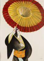 Hirschfeld, Al. "Kabuki: Sukeroku" Signed & Numbered Lithograph.