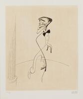 Hirschfeld, Al. "Sammy Davis, Jr." Signed & Numbered Lithograph.