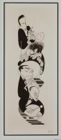 Hirschfeld, Al. "Swing Quartet (Benny Goodman's Band)" Signed & Numbered Lithograph.
