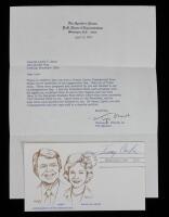 Carter, Jimmy: Very Scarce and Prized Autograph by the 39th President-- Signed Inauguration Day Cover Obtained by Tip O'Neill. O