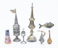 Diverse Collection of 7 Besamim All Very Appealing Use During the Havdalah Ceremony