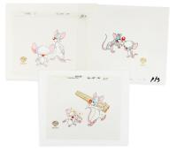 Three 
(3) Genuine Production Cels from Steven Spielberg Presents PINKY AND THE BRAIN