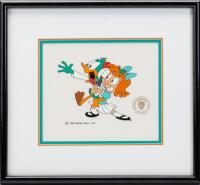 Original Production Cel from TINY TOONS MUSIC TELEVISION" Presented to WB Animation Exec in 1991, Steven Spielberg, Executive Pr