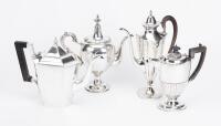 Four Antique Sterling Silver Teapots all in Excellent Pre-Owned Condition