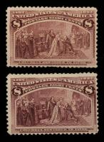 Group Of Two O.g. 8c Columbian