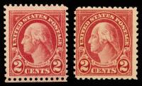 Scott 595 & 634A O.G., N.H. Stamps