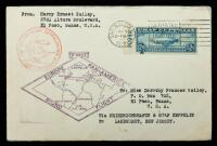 C15 Plate No. Single On Zepp Flight Cover