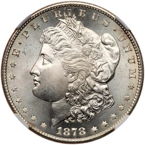 1878-S Morgan $1 NGC MS65