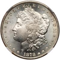 1878-S Morgan $1 NGC MS65