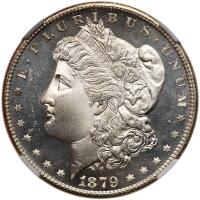 1879-S Morgan $1. Rev of 1879 NGC MS66