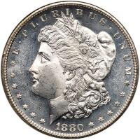 1880-S Morgan $1 NGC MS66