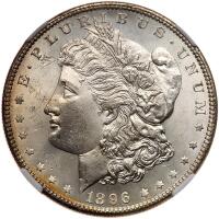 1896 Morgan $1 NGC MS65