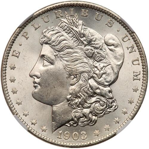 1903-O Morgan $1 NGC MS66
