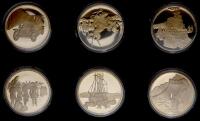 1781-1981. Los Angeles Bicentennial Commemorative Proof Medallions