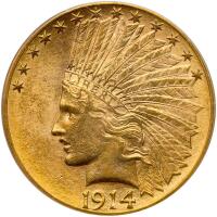 1914-D $10 Indian