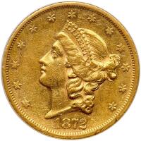 1872-S $20 Liberty
