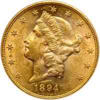 1894-S $20 Liberty
