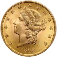 1896 $20 Liberty