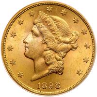 1898-S $20 Liberty