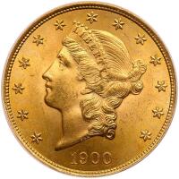 1900 $20 Liberty