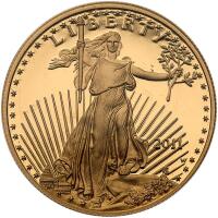 2011-W. American Gold $50.00 (1 ozt) Eagle Gem Proof