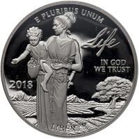 2018-W. $100.00 1 oz Platinum Gem Proof Ultra Cameo
