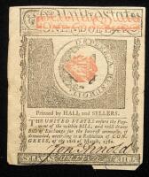 Rhode Island. July 2, 1780. One Dollar Note