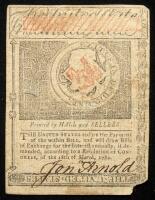 Rhode Island. July 2, 1780 $3.00 Note VF